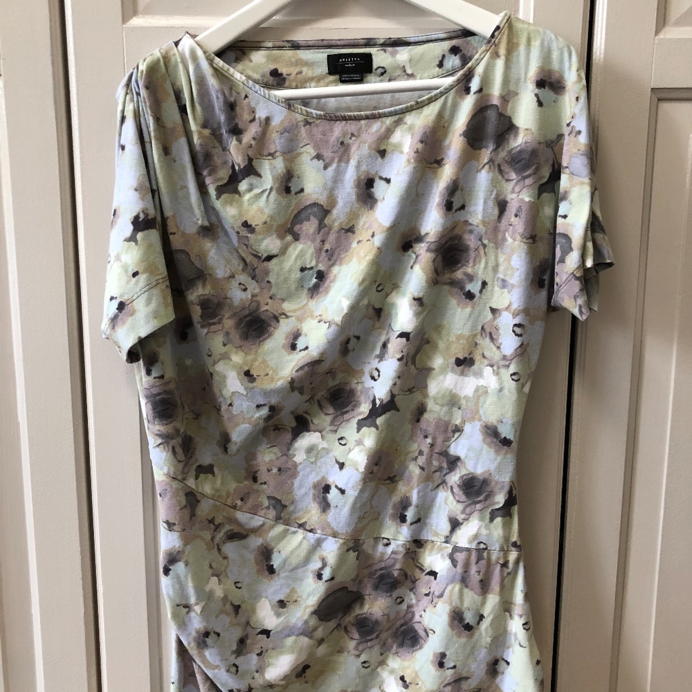 SUMMER SALE! Floral asymmetric t shirt
